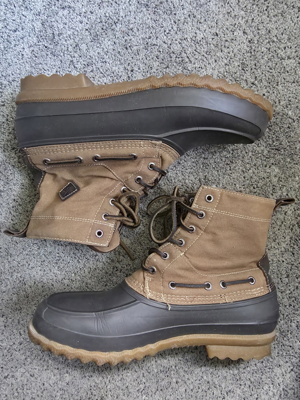 Men's Sperry Decoy Waxed Canvas Waterproof Boot